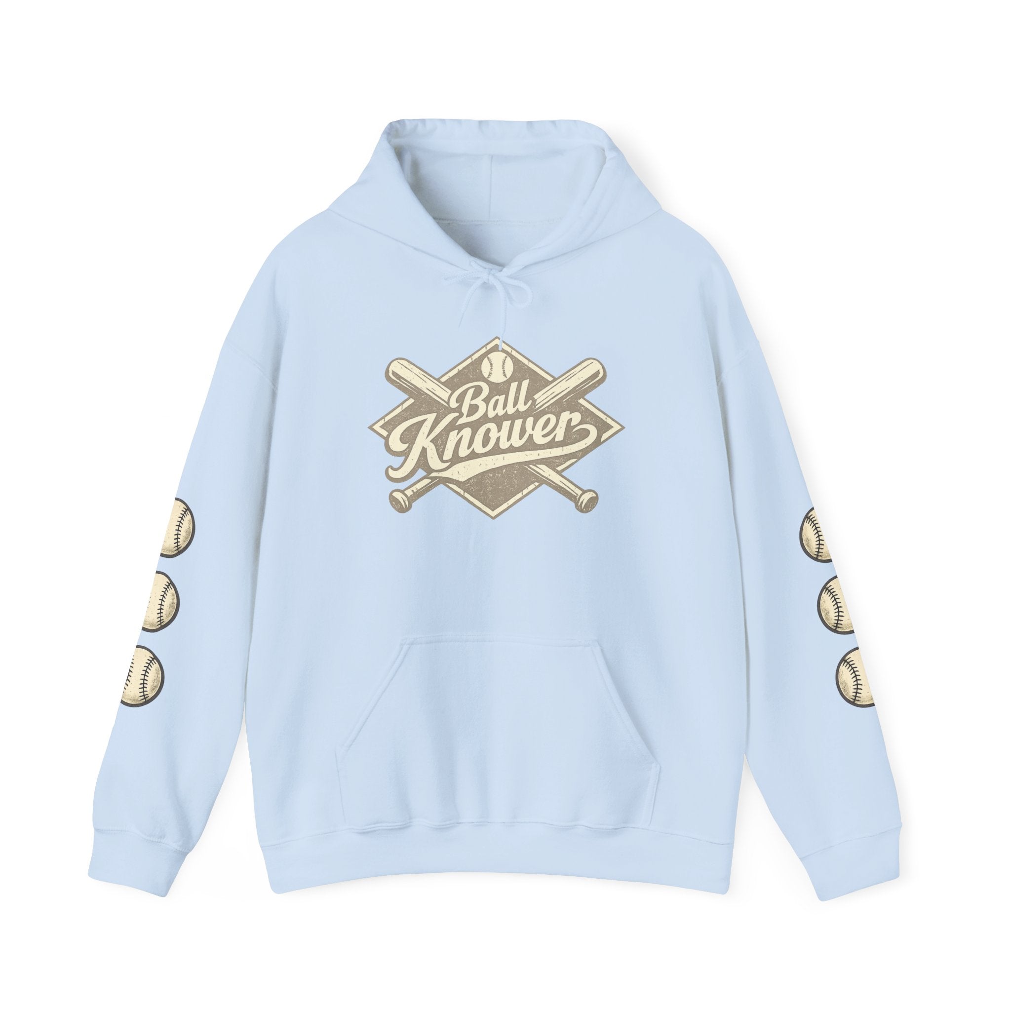 Baseball 'Ball Knower' Hoodie – Vintage Athletic Club Baseball Sweatshirt