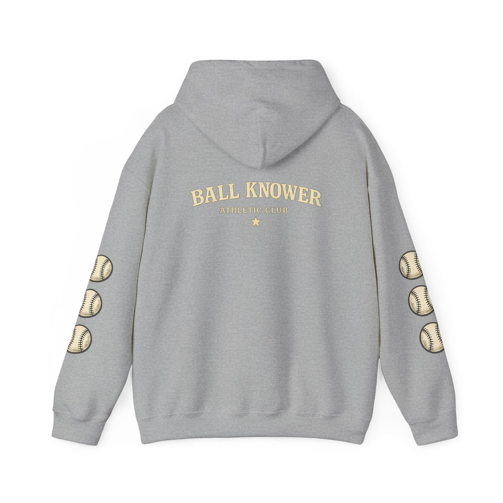 Baseball 'Ball Knower' Hoodie – Vintage Athletic Club Baseball Sweatshirt