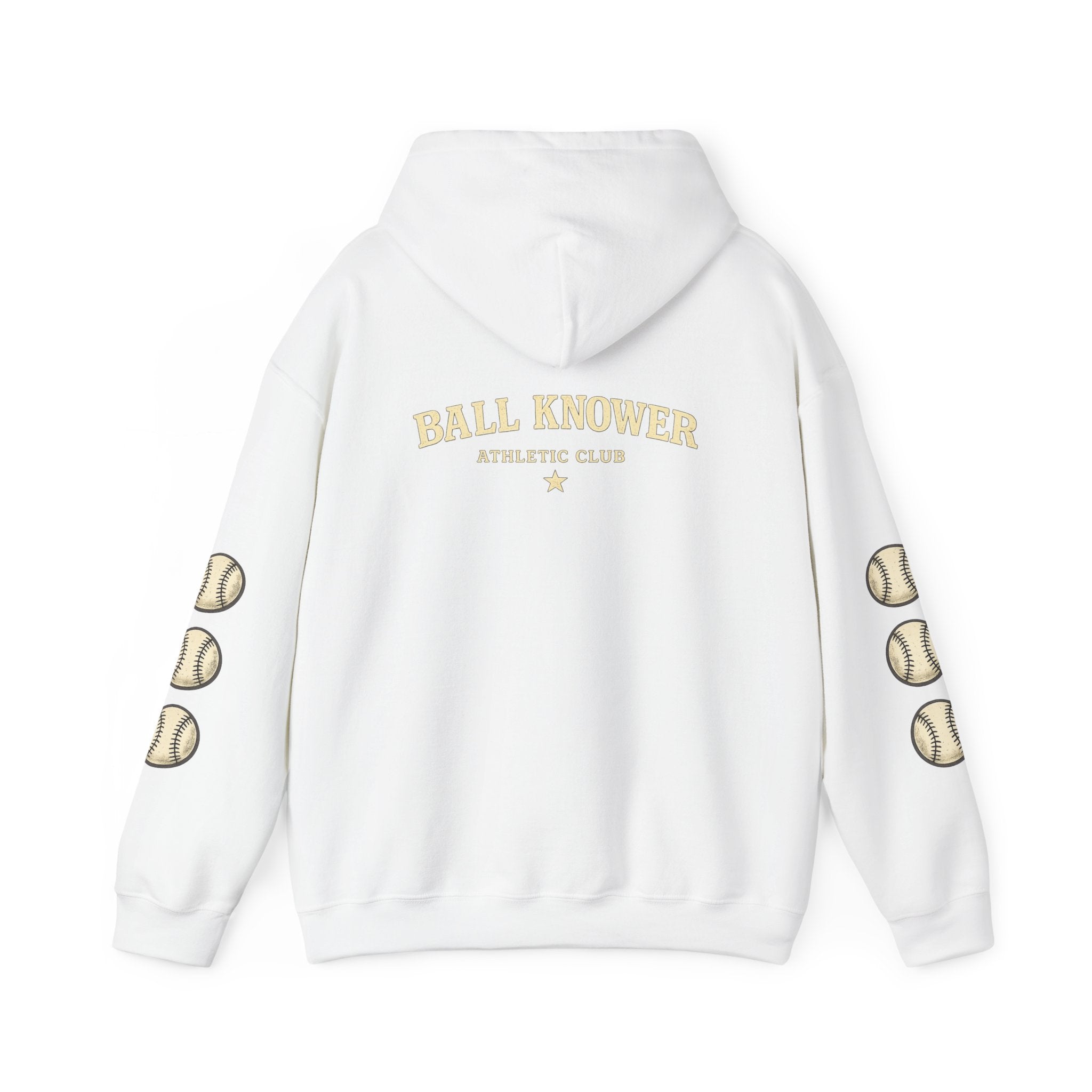 Baseball 'Ball Knower' Hoodie – Vintage Athletic Club Baseball Sweatshirt