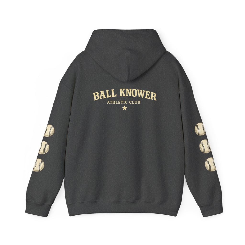Baseball 'Ball Knower' Hoodie – Vintage Athletic Club Baseball Sweatshirt