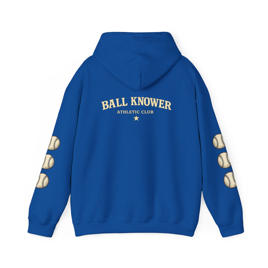 Baseball 'Ball Knower' Hoodie – Vintage Athletic Club Baseball Sweatshirt