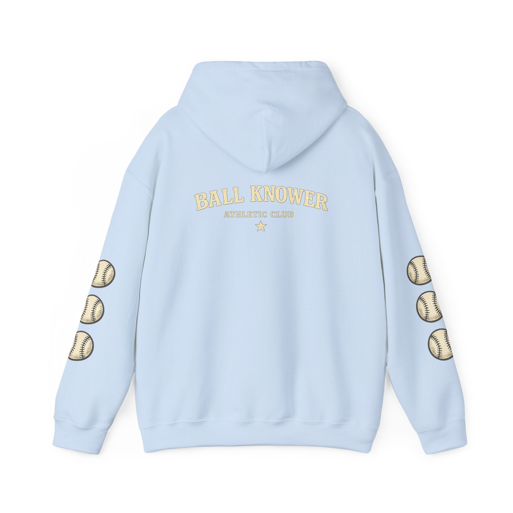 Baseball 'Ball Knower' Hoodie – Vintage Athletic Club Baseball Sweatshirt
