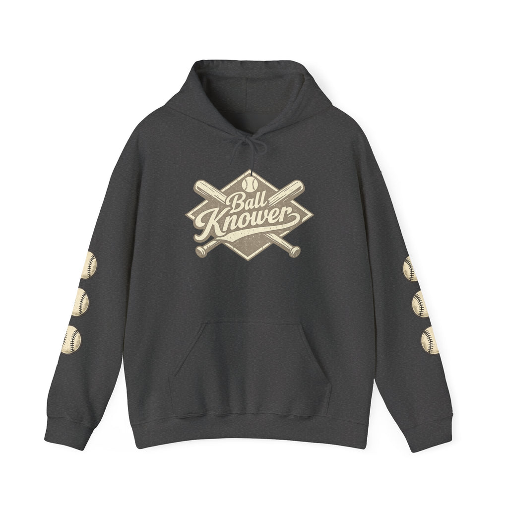 Baseball 'Ball Knower' Hoodie – Vintage Athletic Club Baseball Sweatshirt