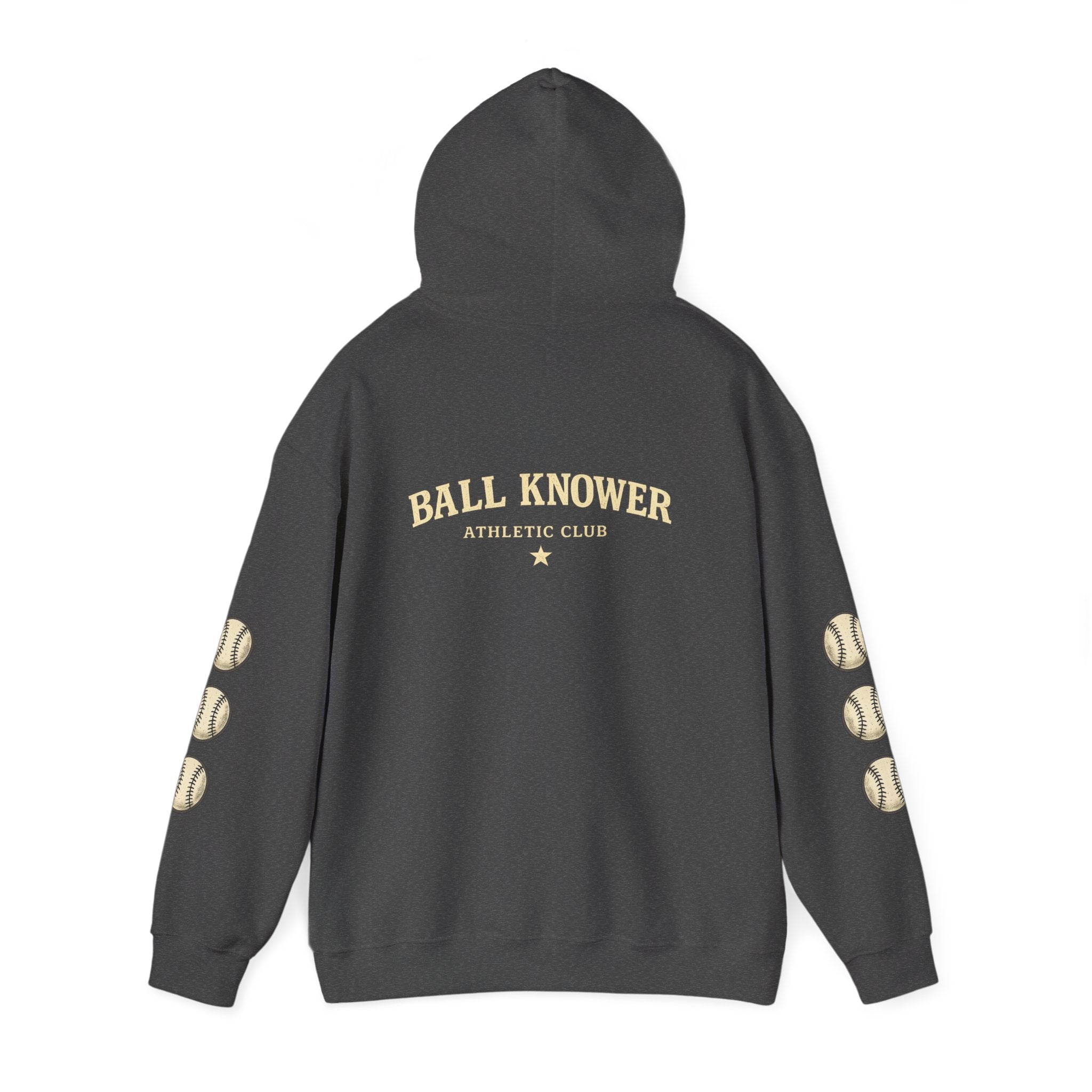 Baseball 'Ball Knower' Hoodie – Vintage Athletic Club Baseball Sweatshirt