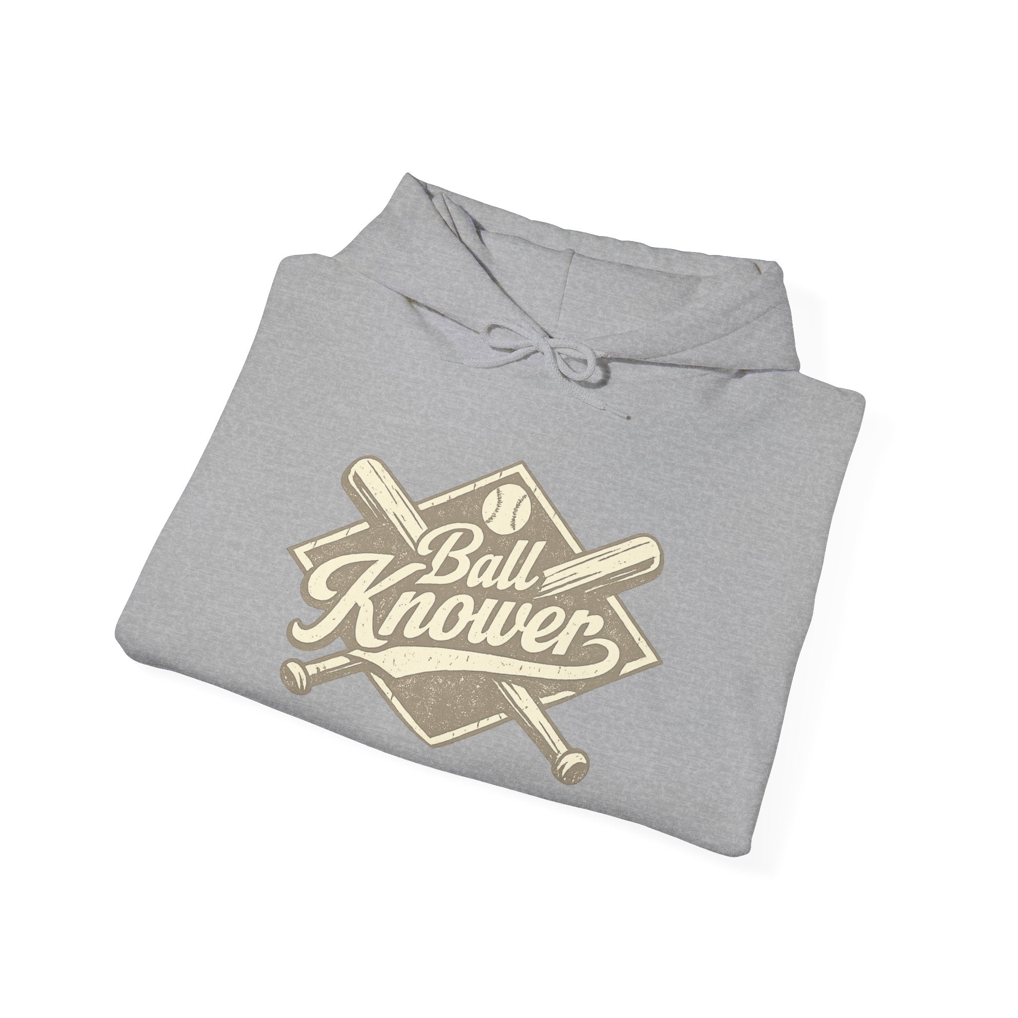 Baseball 'Ball Knower' Hoodie – Vintage Athletic Club Baseball Sweatshirt