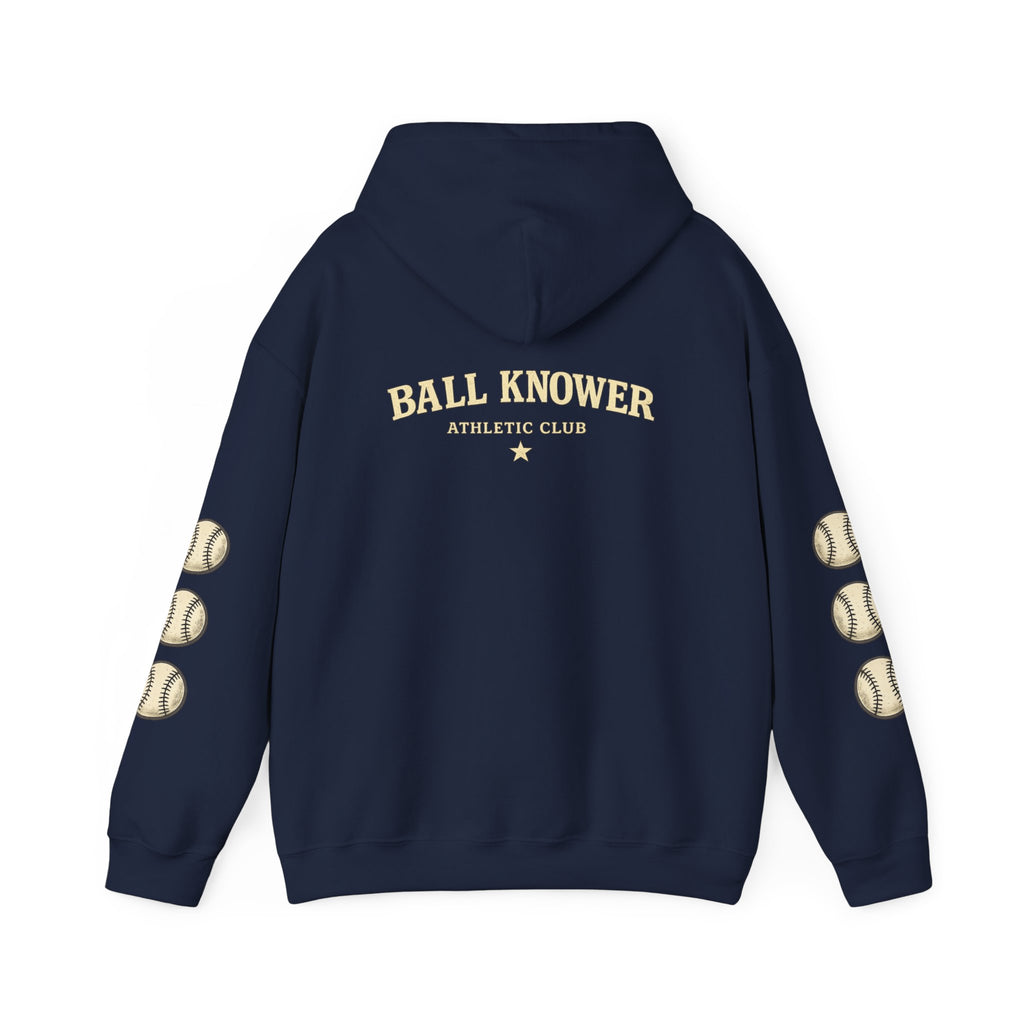 Baseball 'Ball Knower' Hoodie – Vintage Athletic Club Baseball Sweatshirt