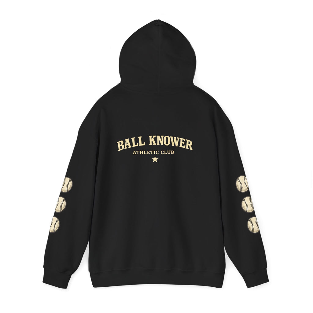Baseball 'Ball Knower' Hoodie – Vintage Athletic Club Baseball Sweatshirt