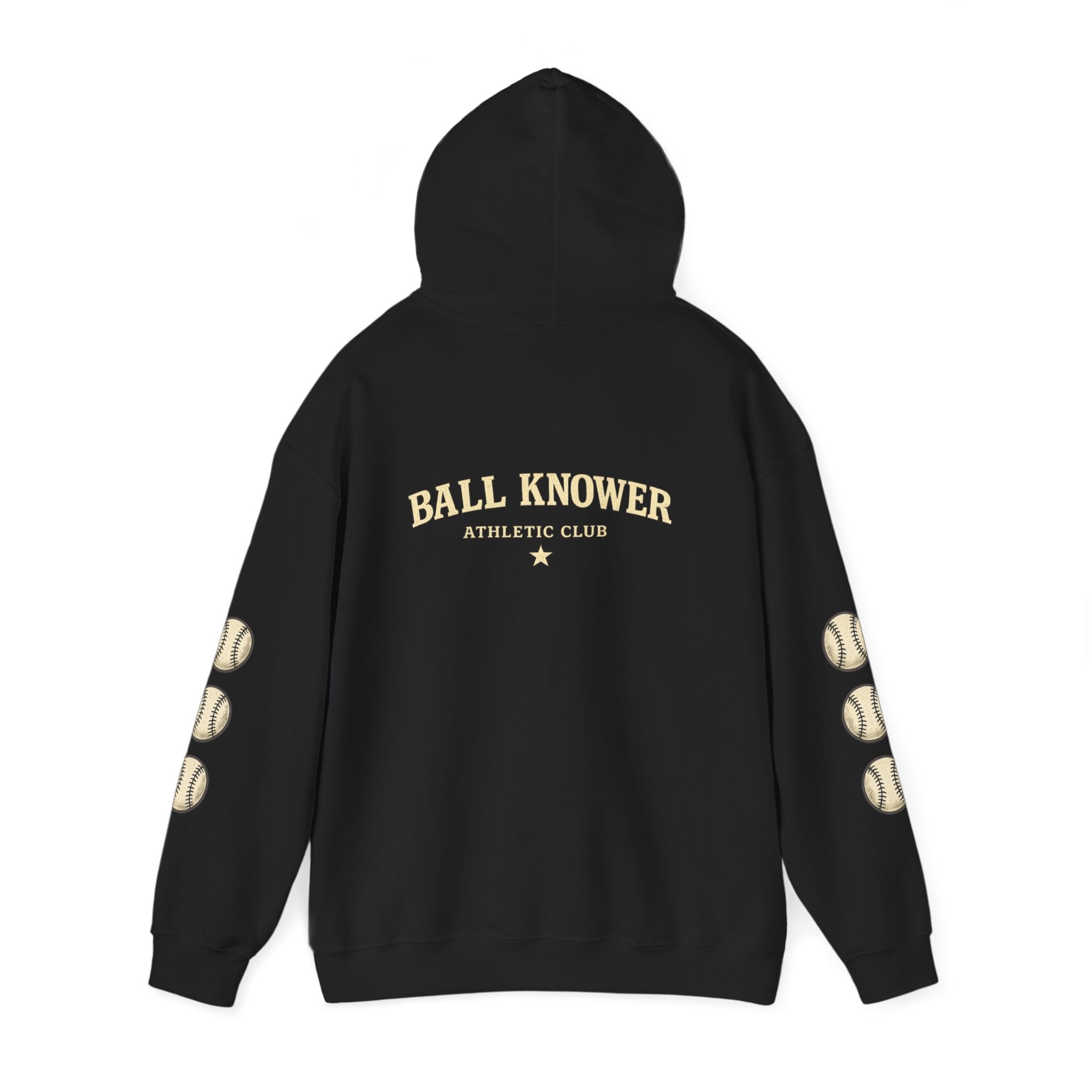 Baseball 'Ball Knower' Hoodie – Vintage Athletic Club Baseball Sweatshirt