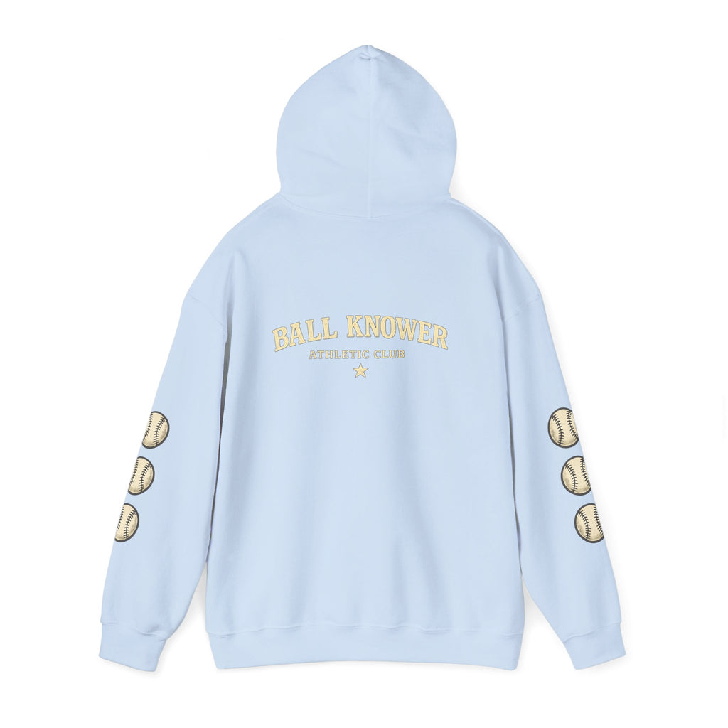 Baseball 'Ball Knower' Hoodie – Vintage Athletic Club Baseball Sweatshirt