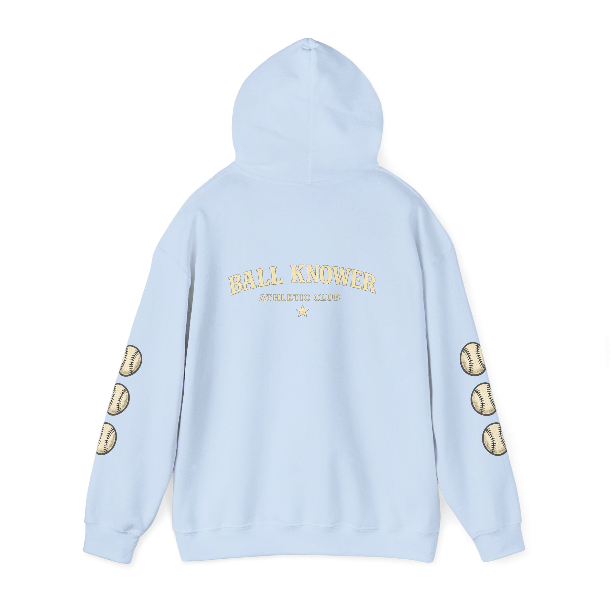 Baseball 'Ball Knower' Hoodie – Vintage Athletic Club Baseball Sweatshirt