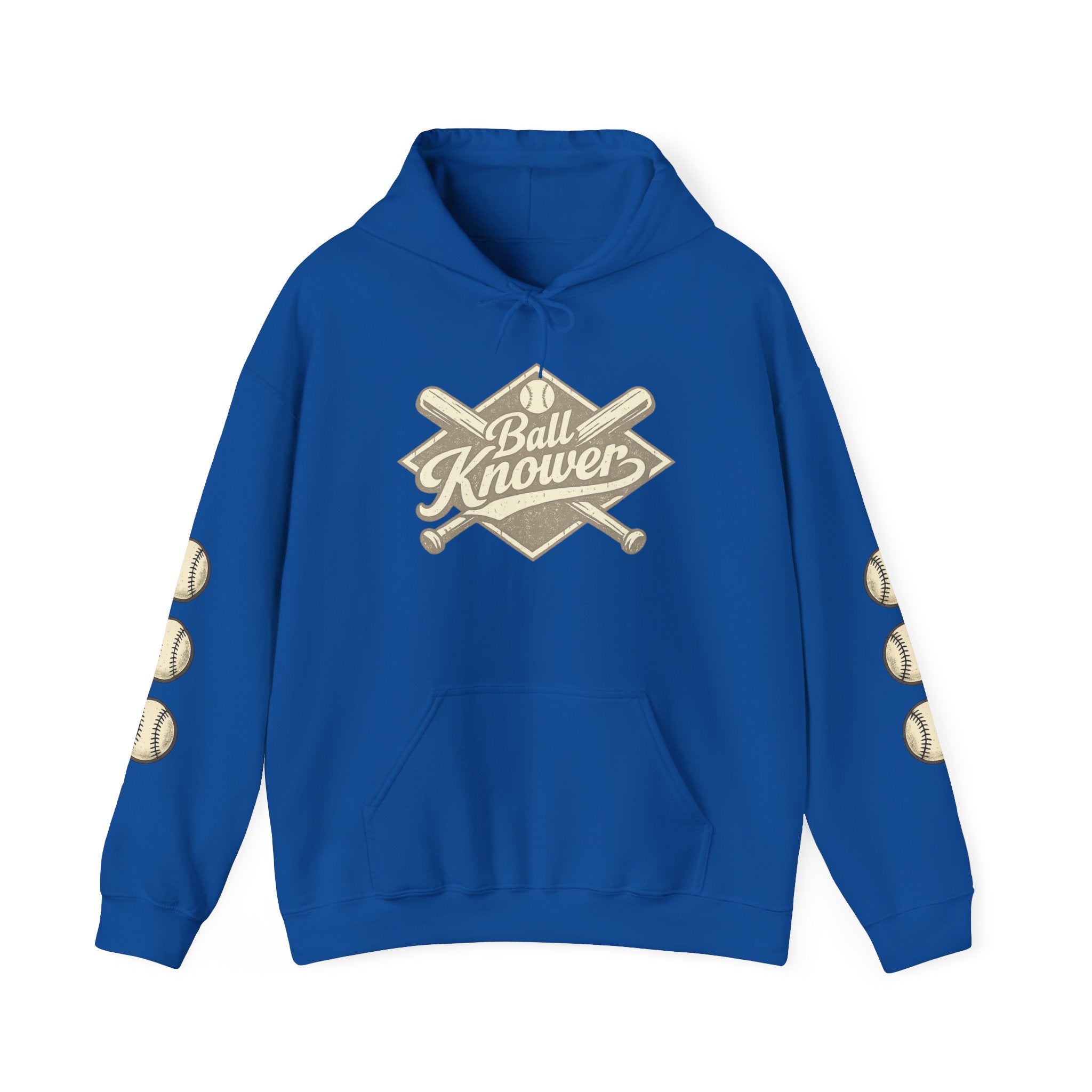 Baseball 'Ball Knower' Hoodie – Vintage Athletic Club Baseball Sweatshirt