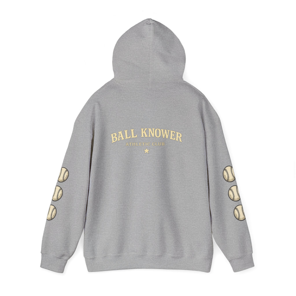 Baseball 'Ball Knower' Hoodie – Vintage Athletic Club Baseball Sweatshirt