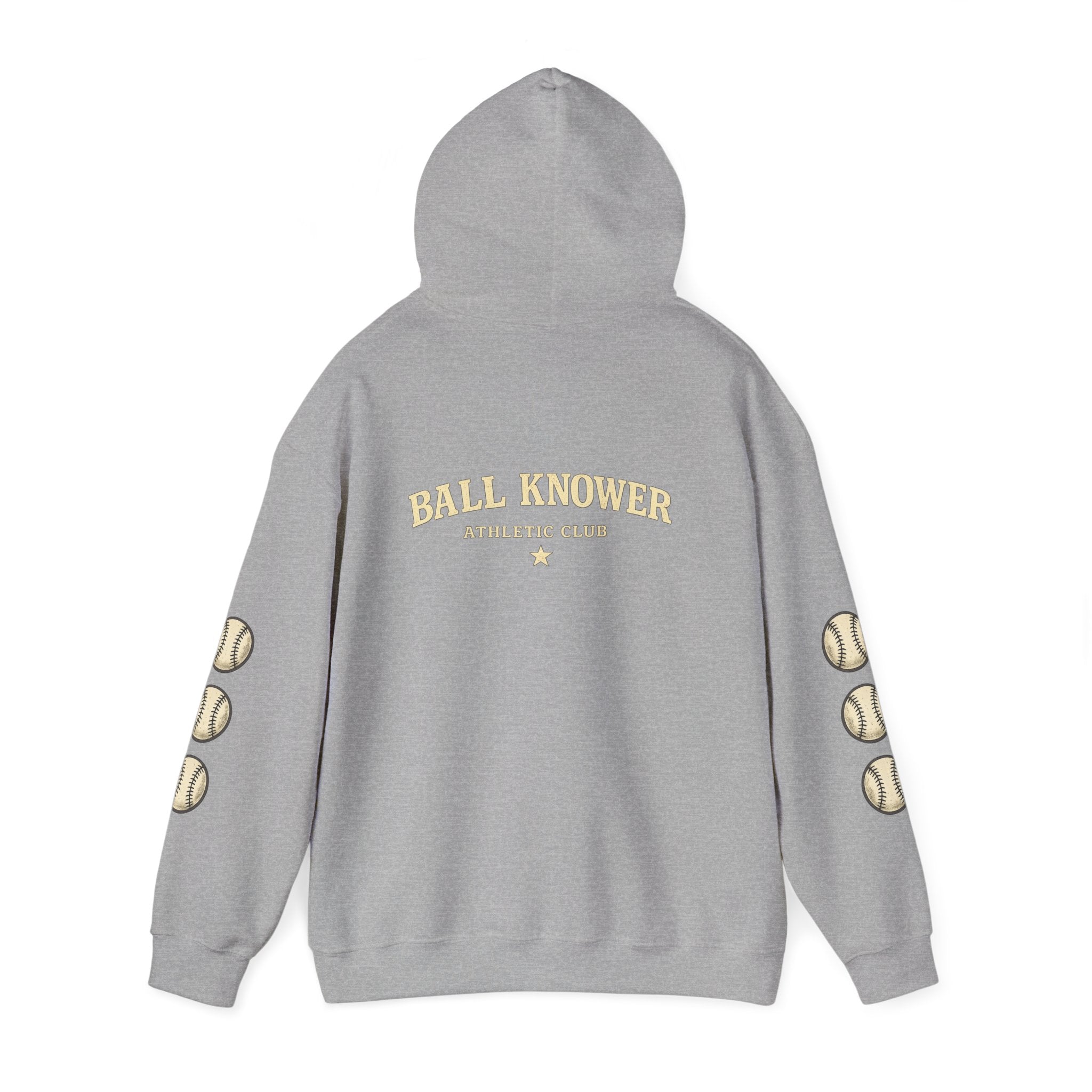 Baseball 'Ball Knower' Hoodie – Vintage Athletic Club Baseball Sweatshirt