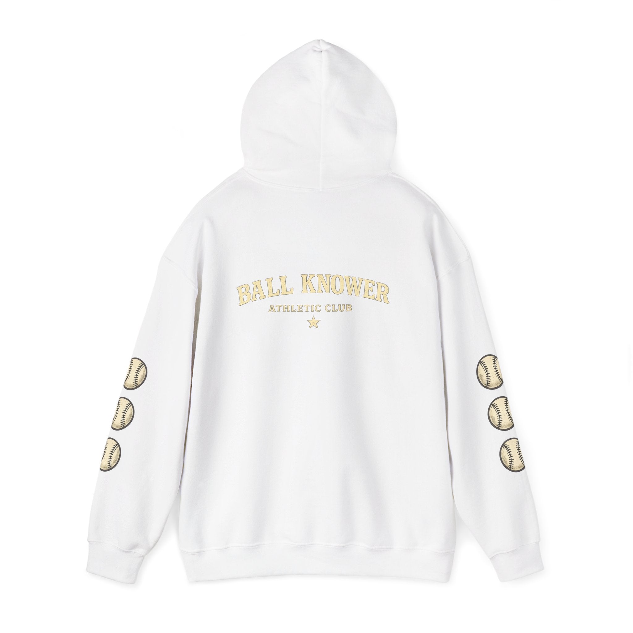 Baseball 'Ball Knower' Hoodie – Vintage Athletic Club Baseball Sweatshirt